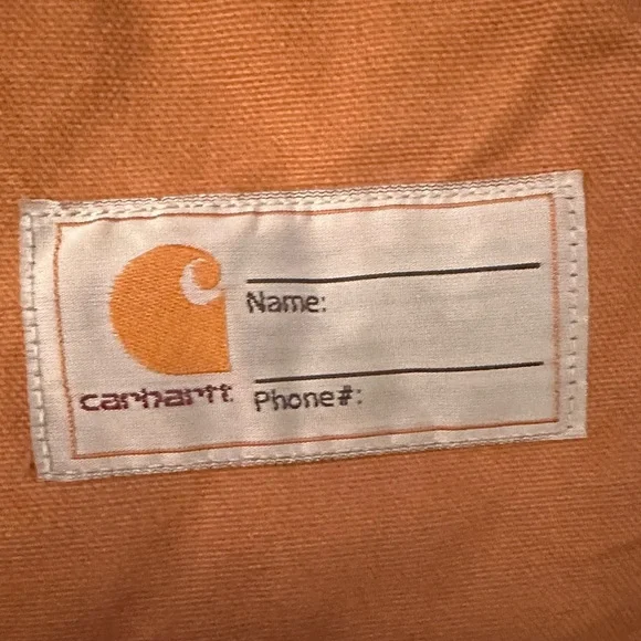 Carhartt Kids' Tan Hooded Puffer Jacket - Picture 3 of 6